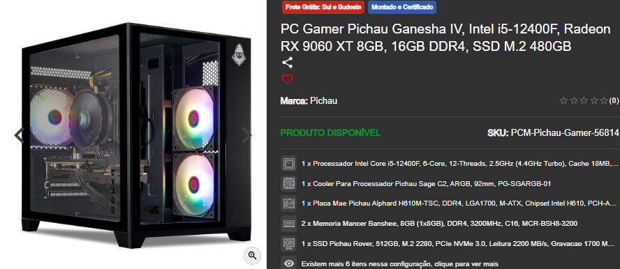 Prumo Lover PC Gamer: Aproveite o dia dos namorados para presentear seu Mozão 4 Prumo Lover PC Gamer: Aproveite o dia dos namorados para presentear seu Mozão Captura de tela 2025 06 06 162515.png
