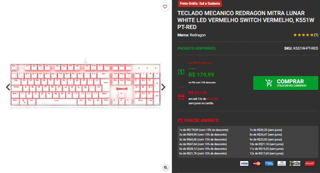 Periféricos em Prumozão: 3 opções disponíveis com desconto na Pichau 4 Periféricos em Prumozão: 3 opções disponíveis com desconto na Pichau Captura de tela 2025 06 12 173548