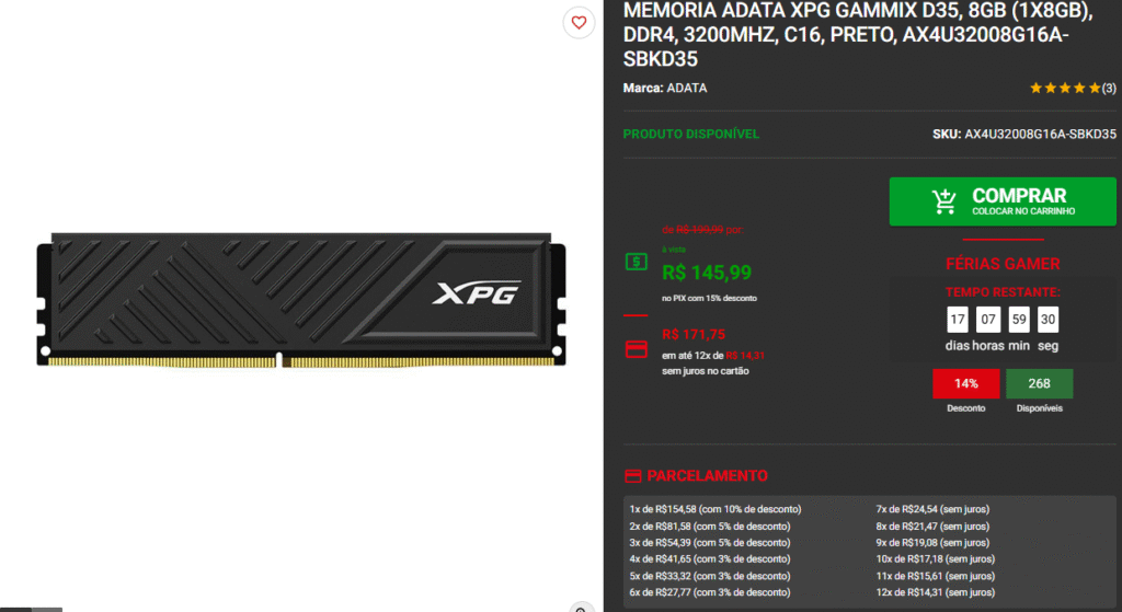 Esse PC Gamer é Perfeito para jogar em QHD gastando R$ 4.500 4 Esse PC Gamer é Perfeito para jogar em QHD gastando R$ 4.500 Captura de tela 2025 07 01 090034