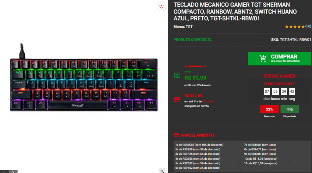 Periféricos em promoção: 3 opções por menos de R$150 na Pichau 3 Periféricos em promoção: 3 opções por menos de R$150 na Pichau Captura de tela 2025 07 11 113021