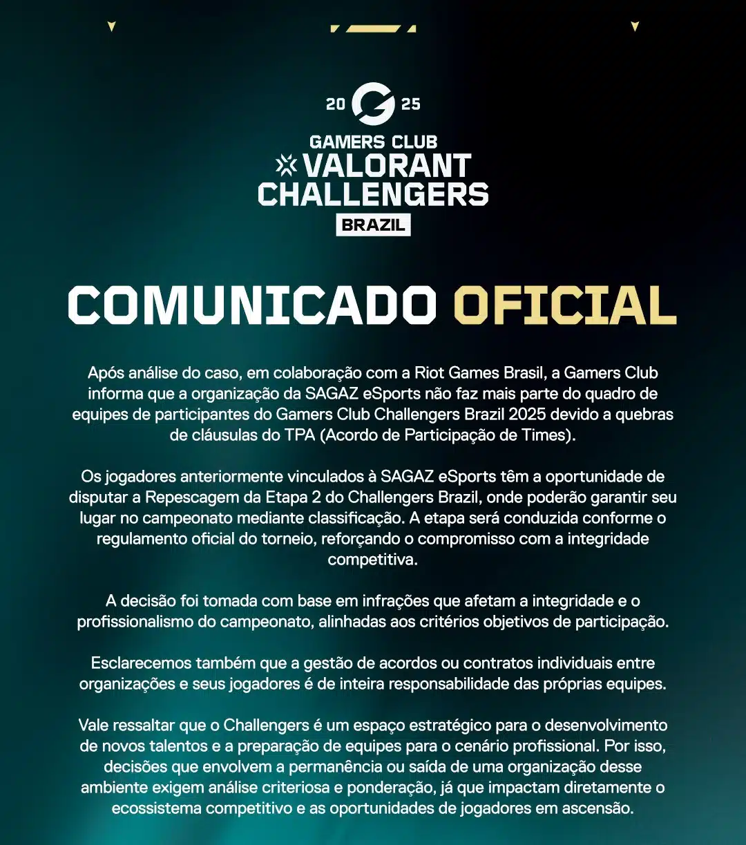 VALORANT: Gamers Club aplica punição severa à equipe; Entenda GvCXUKvWkAAW8JV.jpg