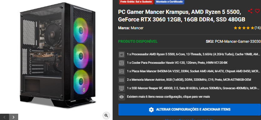 PC Gamer: 3 opções com Ryzen 5500 em promoção na Pichau Captura de tela 2025 08 20 141512.png