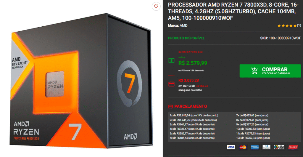 Processador AMD em promoção: 3 opções disponíveis na Pichau 4 Processador AMD em promoção: 3 opções disponíveis na Pichau Captura de tela 2025 08 22 162903