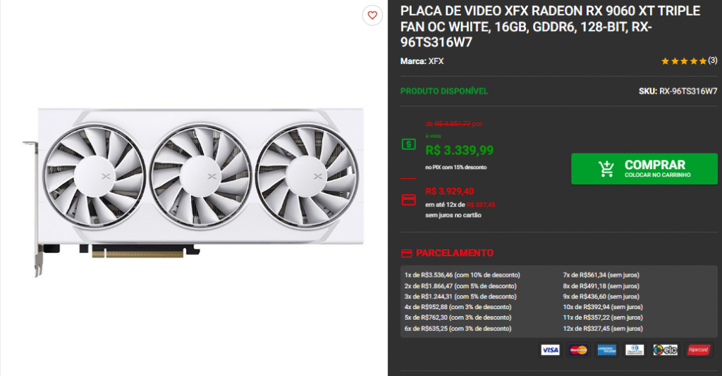 Placa de vídeo em promoção: 3 opções disponíveis na Pichau 4 Placa de vídeo em promoção: 3 opções disponíveis na Pichau Captura de tela 2025 08 29 123408