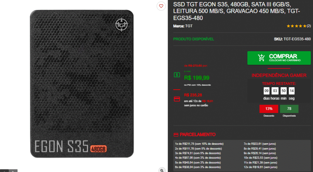 Super Promo Armazenamento: 3 opções por menos de R$300 2 Super Promo Armazenamento: 3 opções por menos de R$300 Captura de tela 2025 09 03 100952