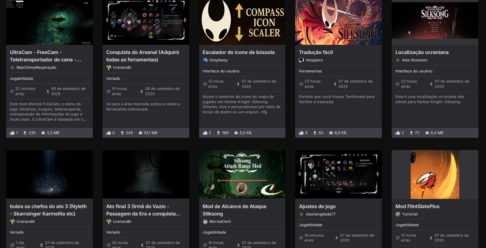 Hollow Knight: Silksong chega e jogadores usam mods para facilitar Captura de tela 2025 09 08 124416.png
