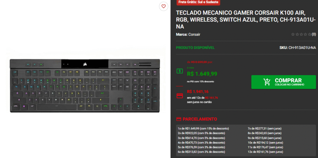 Teclado Gamer Profissional: 3 opções disponíveis na Pichau 3 Teclado Gamer Profissional: 3 opções disponíveis na Pichau Captura de tela 2025 10 09 182335