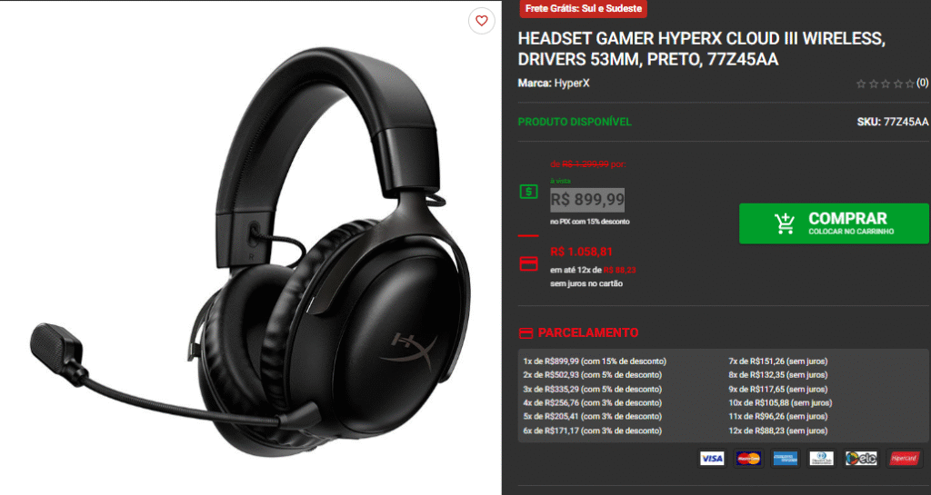 Headset Wireless em promoção na Pichau, veja 3 opções 2 Headset Wireless em promoção na Pichau, veja 3 opções Captura de tela 2025 10 10 143359