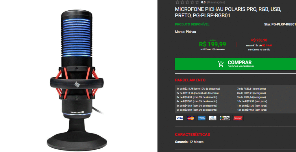 Microfone pra Stream: confira 3 opções em promo na Pichau 4 Microfone pra Stream: confira 3 opções em promo na Pichau Captura de tela 2025 10 13 191243