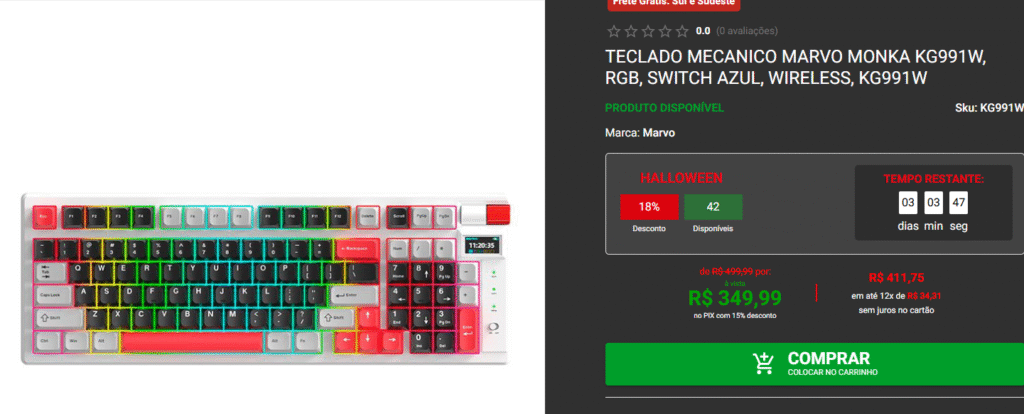 Teclado mecânico em promoção: 3 opções intermediárias 2 Teclado mecânico em promoção: 3 opções intermediárias Captura de tela 2025 10 31 165617