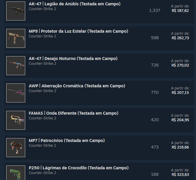 CS2: Mercado de skins perde U$2 bilhões; Entenda 3 CS2: Mercado de skins perde U$2 bilhões; Entenda Screenshot 662.png