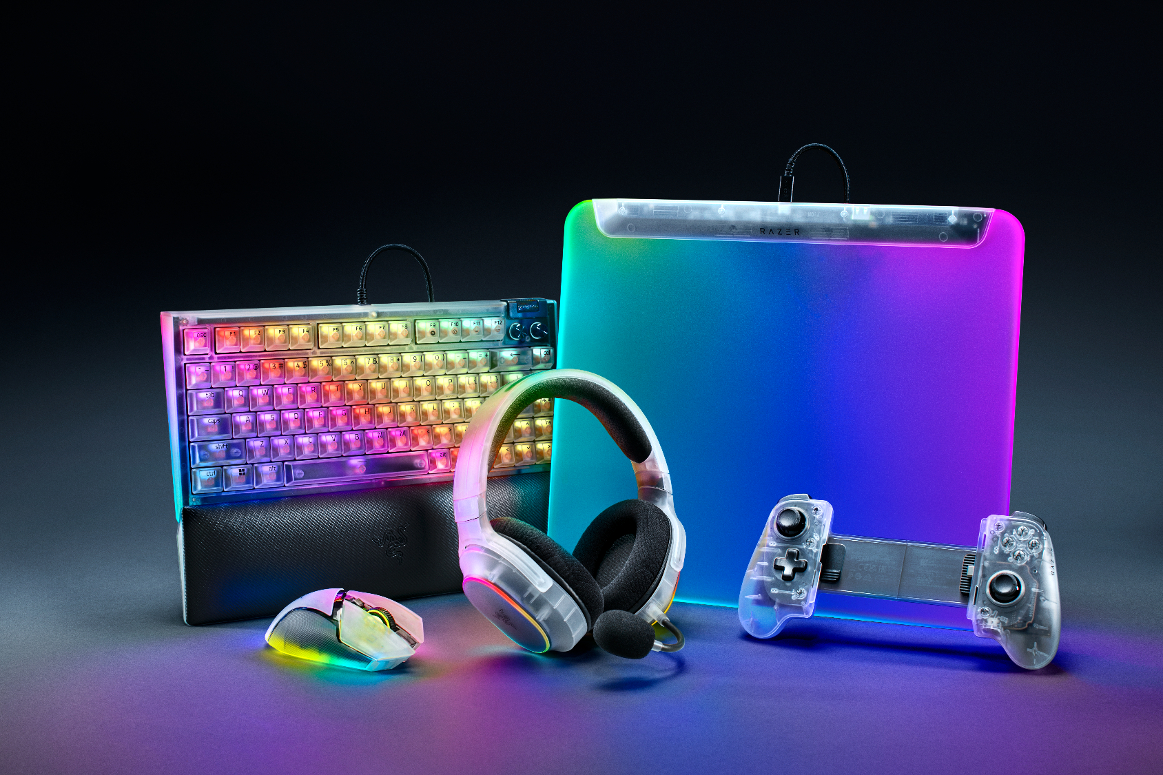 Razer revela tecnologia para controlar periféricos no navegador 3 Teclado, mouse, headset, controle e mousepad da Razer