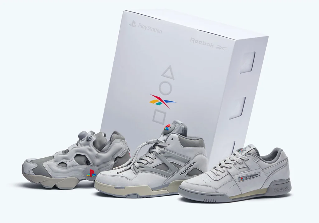 Reebok e PlayStation em parceria para celebrar 30 anos de história reebok sony playstation 30th anniversary collection 2