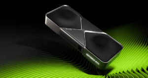 Montamos o super PC do T-Car: confira o resultado 6 Placa de vídeo NVIDIA em fundo com as cores da marca