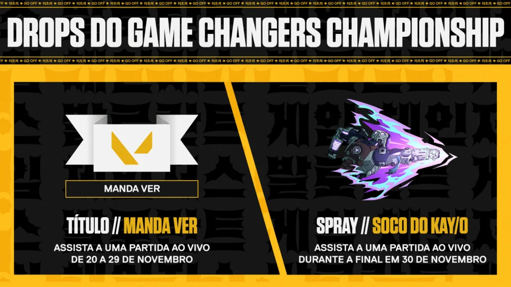 VALORANT: Game Changers Championship terá drops exclusivos G5KwuWVXEAAlHrC