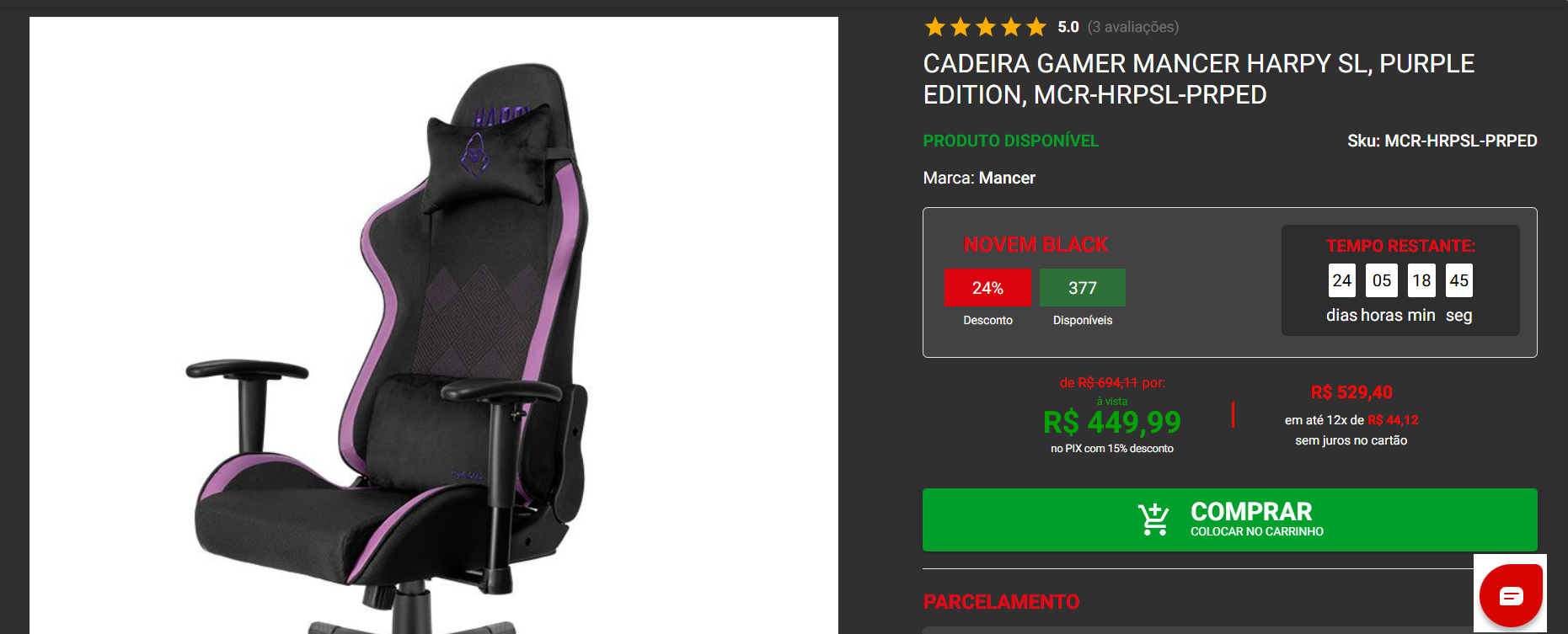 Cadeira gamer por menos de R$500: conheça a Mancer Harpy 2 Cadeira gamer