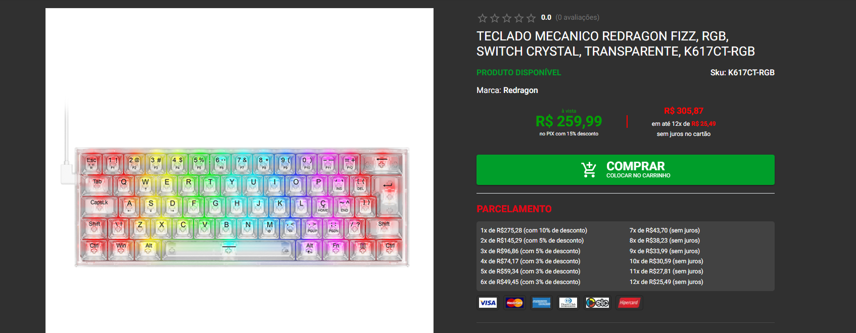 3 teclados mecânicos Redragon na Pichau para mudar seu setup 4 Redragon