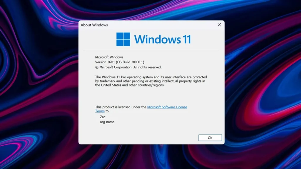 Windows 11 26H1: A Atualização Focada no Hardware tPr9gyZH0Scon51L