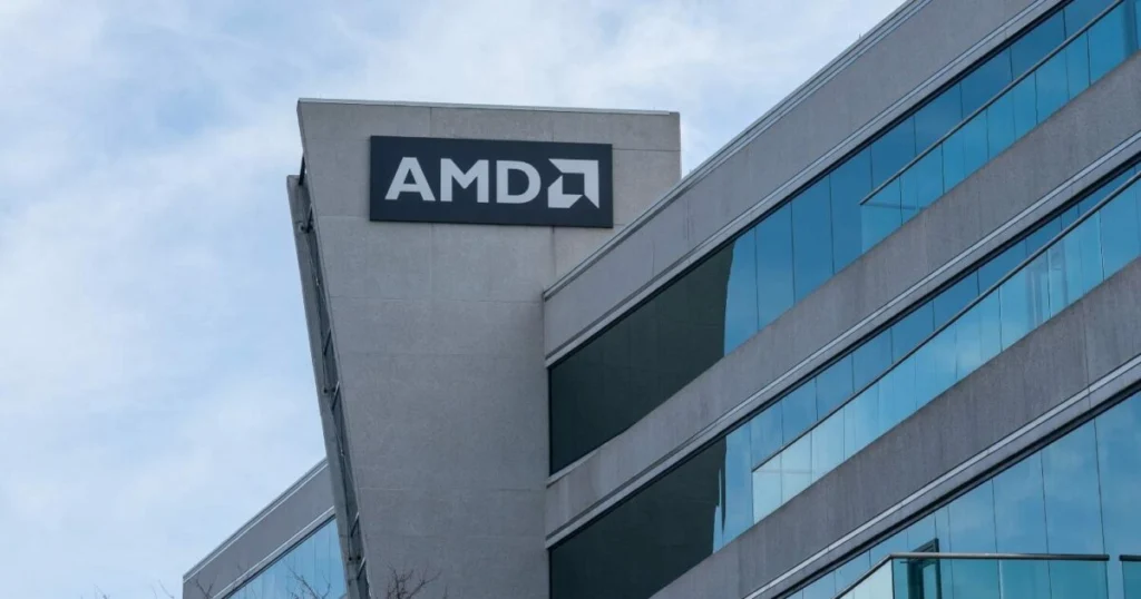 AMD mantém-se indecisa perante futuro do mercado, entenda 2 Fachada da empresa AMD
