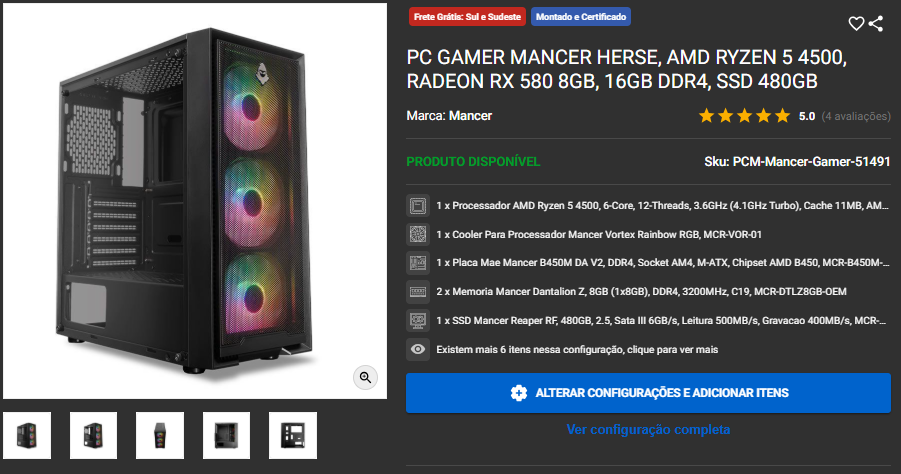 Os melhores 5 PC Gamer para jogar em Full HD Captura de tela 2025 12 02 151207.png