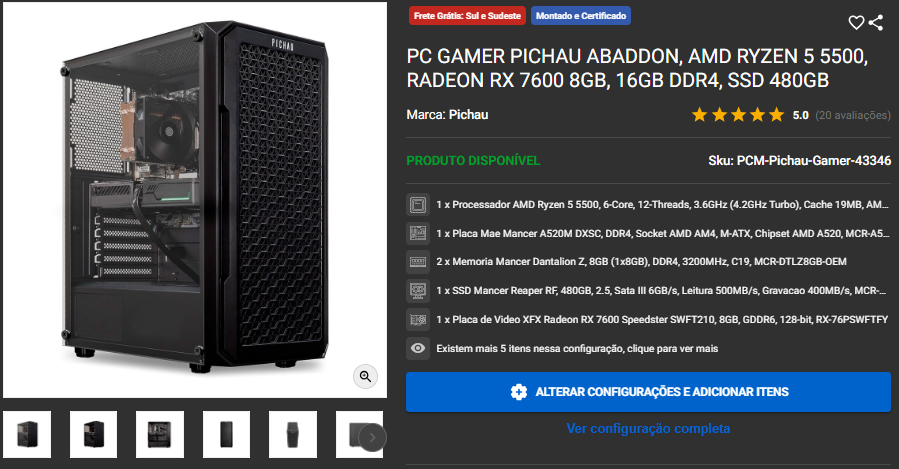 Os melhores 5 PC Gamer para jogar em Full HD Captura de tela 2025 12 02 151214.png