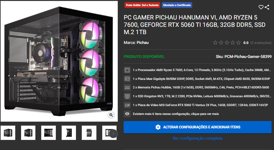 Os melhores 5 PC Gamer para jogar em Full HD Captura de tela 2025 12 02 151228.png