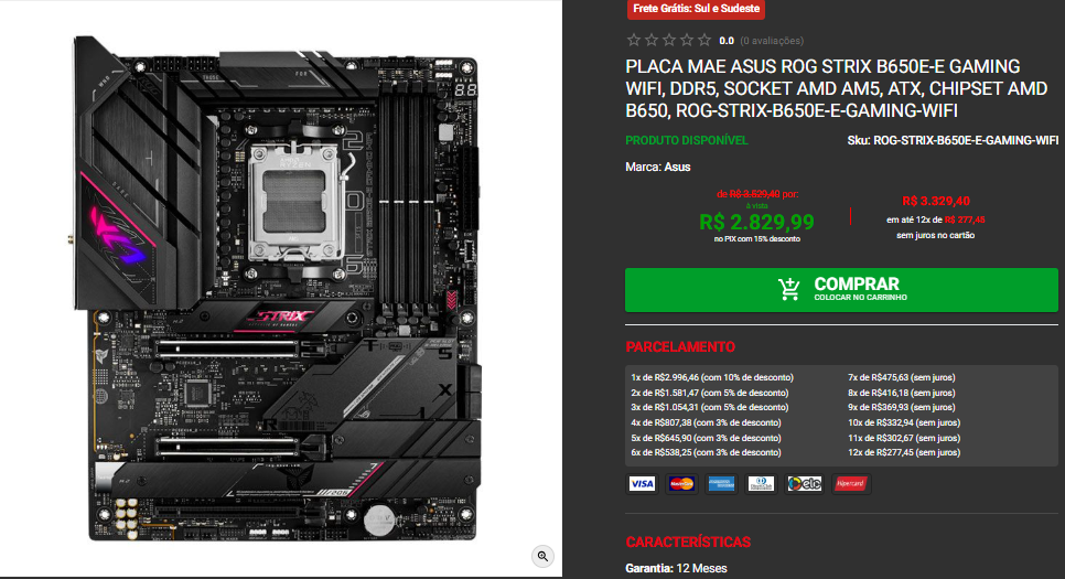 Placa_mãe_Asus_ROG_Strix Placa mãe Asus ROG Strix