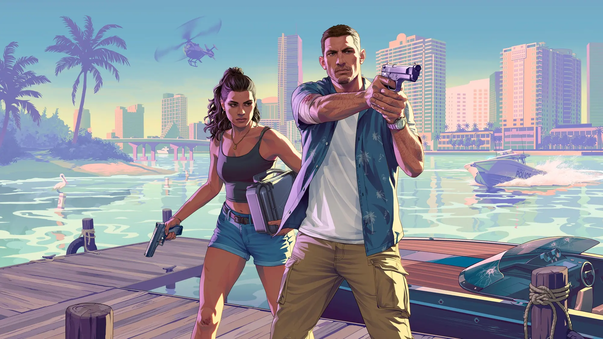 Casal que será foco como personagens principais do GTA 6