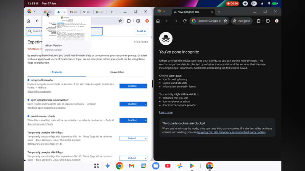 Vazamento do Google Aluminium OS indica unificação entre plataformas, entenda 2 Vazamento do Google Aluminium OS indica unificação entre plataformas, entenda Captura de tela 2026 01 28 170436