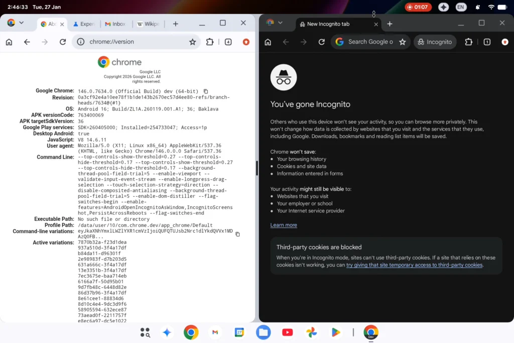 Vazamento do Google Aluminium OS indica unificação entre plataformas, entenda 3 Vazamento do Google Aluminium OS indica unificação entre plataformas, entenda GOOGLE ALUMINIUM OS PC 3