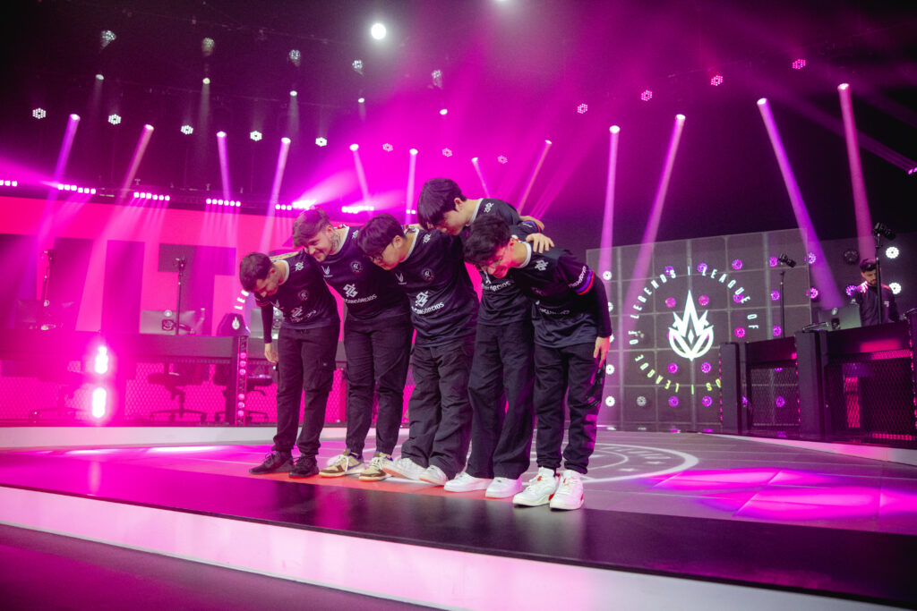 Time de League of Legends do Fluxo W7M.