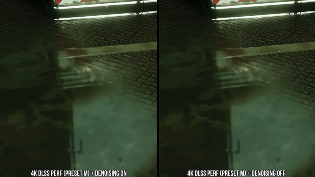 Como obter reflexos de Ray Tracing mais nítidos com o DLSS 4.5? DLSS45 DENOISER TEST 3