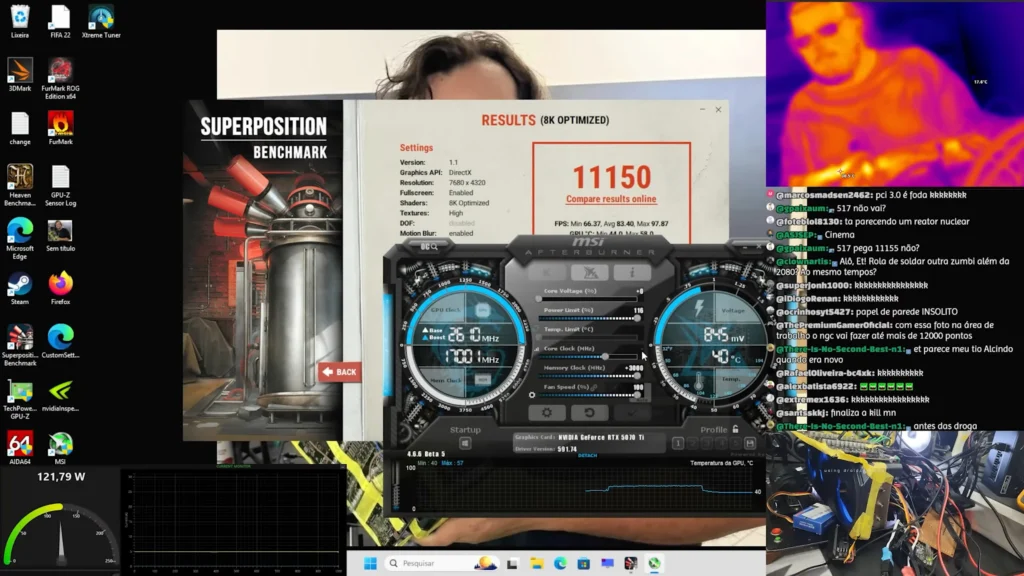 RTX 5070 Ti danificada bate recorde mundial de overclock 2 RTX 5070 Ti danificada bate recorde mundial de overclock RTX5070TI WORLD RECORD 1