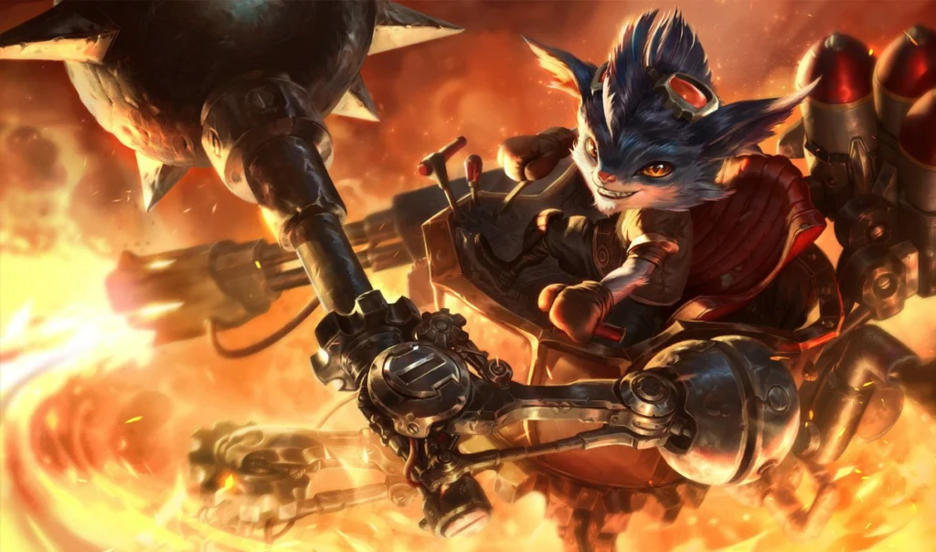 Rumble, campeão do League of Legends (LoL).