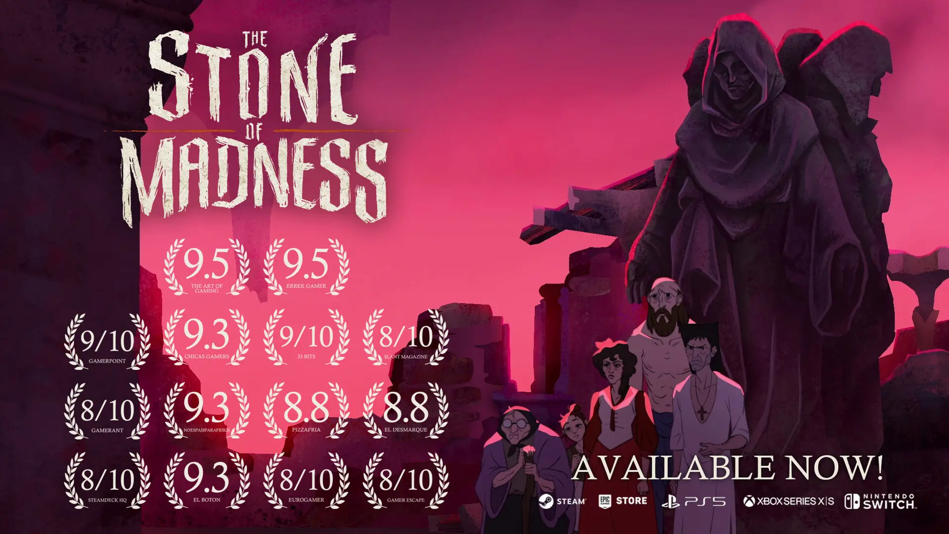 Requisitos para The Stone of Madness, mistura de terror com estratégia