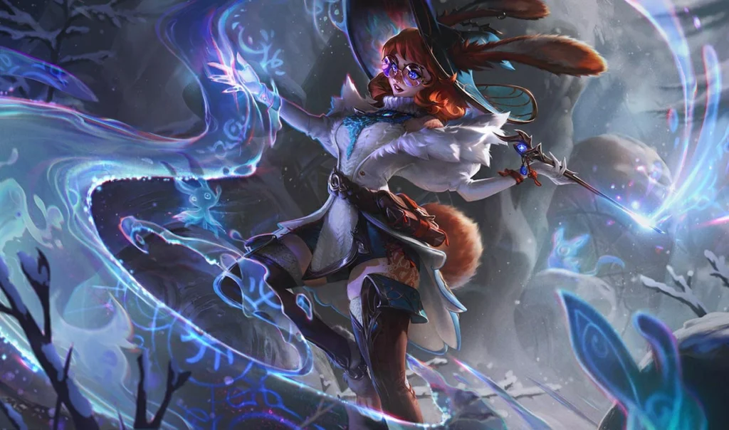 Aurora, campeã do League of Legends (LoL).
