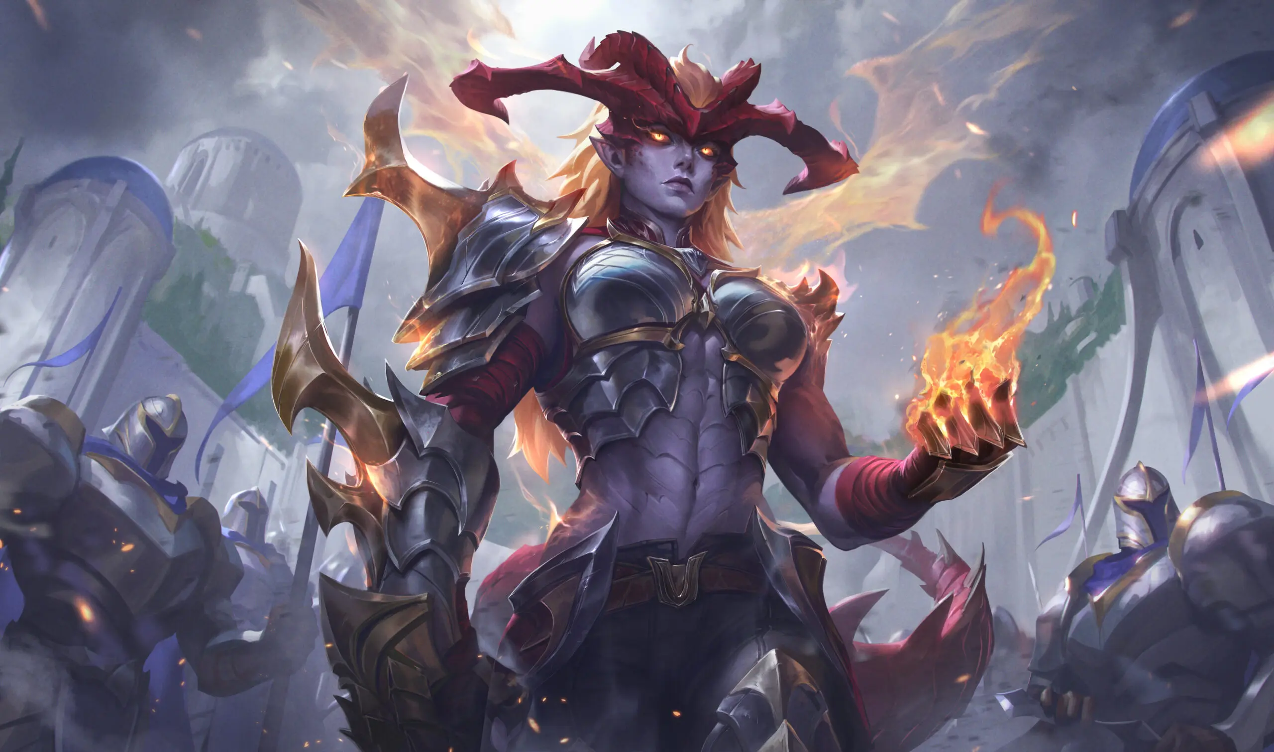 Dublagem em games vai além da voz: os bastidores de Shyvana no LoL 1 Dublagem em games vai além da voz: os bastidores de Shyvana no LoL Base Shyvana Splash Art scaled.jpg