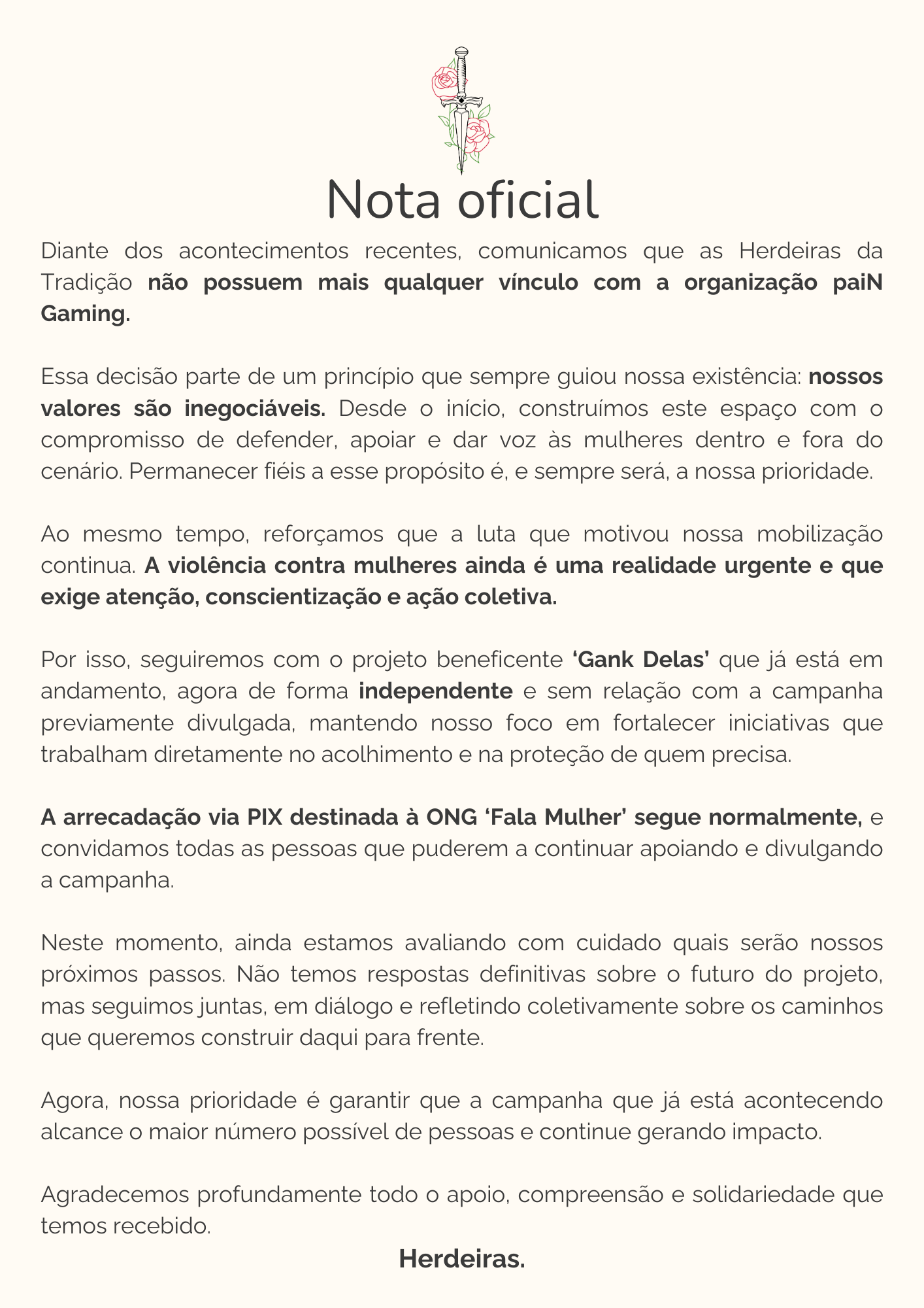 LoL: Torcida organizada feminina rompe vínculo com a paiN Gaming HDOJ24SXUAAlyN6.png