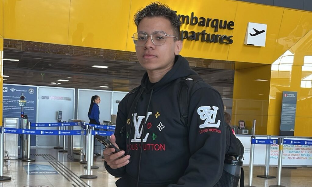 Samuel "Samkz" Pereira Rosa, jogador profissional de League of Legends (LoL) da paiN Gaming.