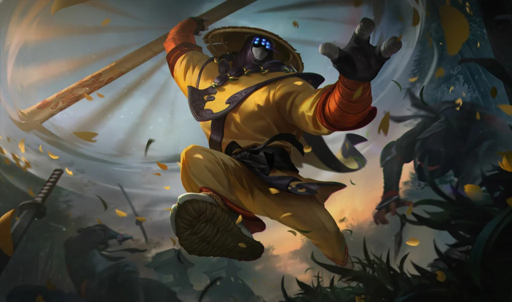 Quais são as skins mais raras do LoL? 13 Jax, campeão do League of Legends (LoL). Skin rara PAX Jax.