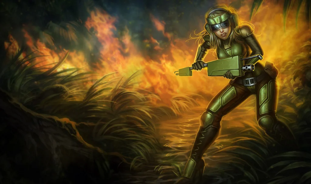 Skin do League of Legends (LoL) Patrulheira Lux.