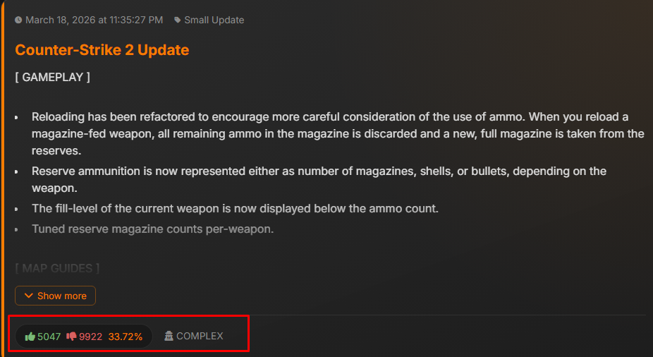 CS2: Nova atualização muda mecânica e gera críticas; entenda 2 CS2: Nova atualização muda mecânica e gera críticas; entenda Screenshot 142.png