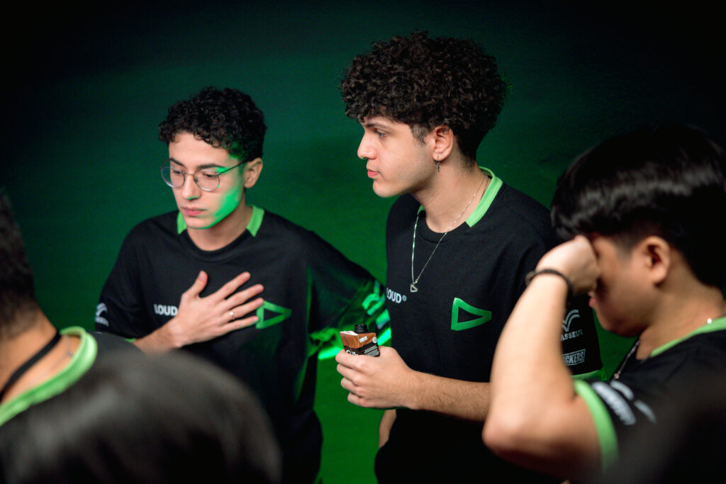 Elenco de League of Legends (LoL) da LOUD no CBLOL 2026 Split 1.