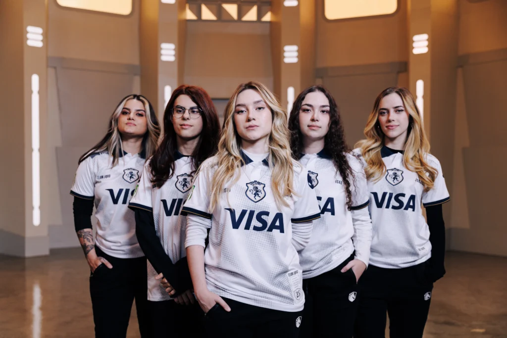 Elenco de VALORANT inclusivo da Team Liquid Visa.