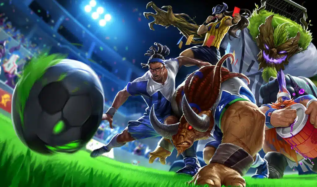 Skin do League of Legends (LoL) Lucian Atacante.