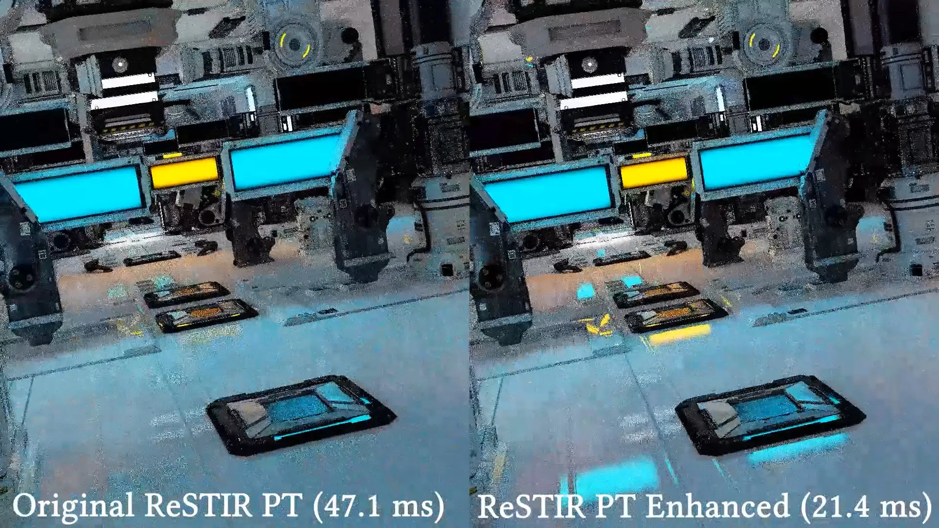 NVIDIA: atualização da ReSTIR três vezes mais rápida? 2 NVIDIA: atualização da ReSTIR três vezes mais rápida? RESTIR ENHANCED 1.jpg