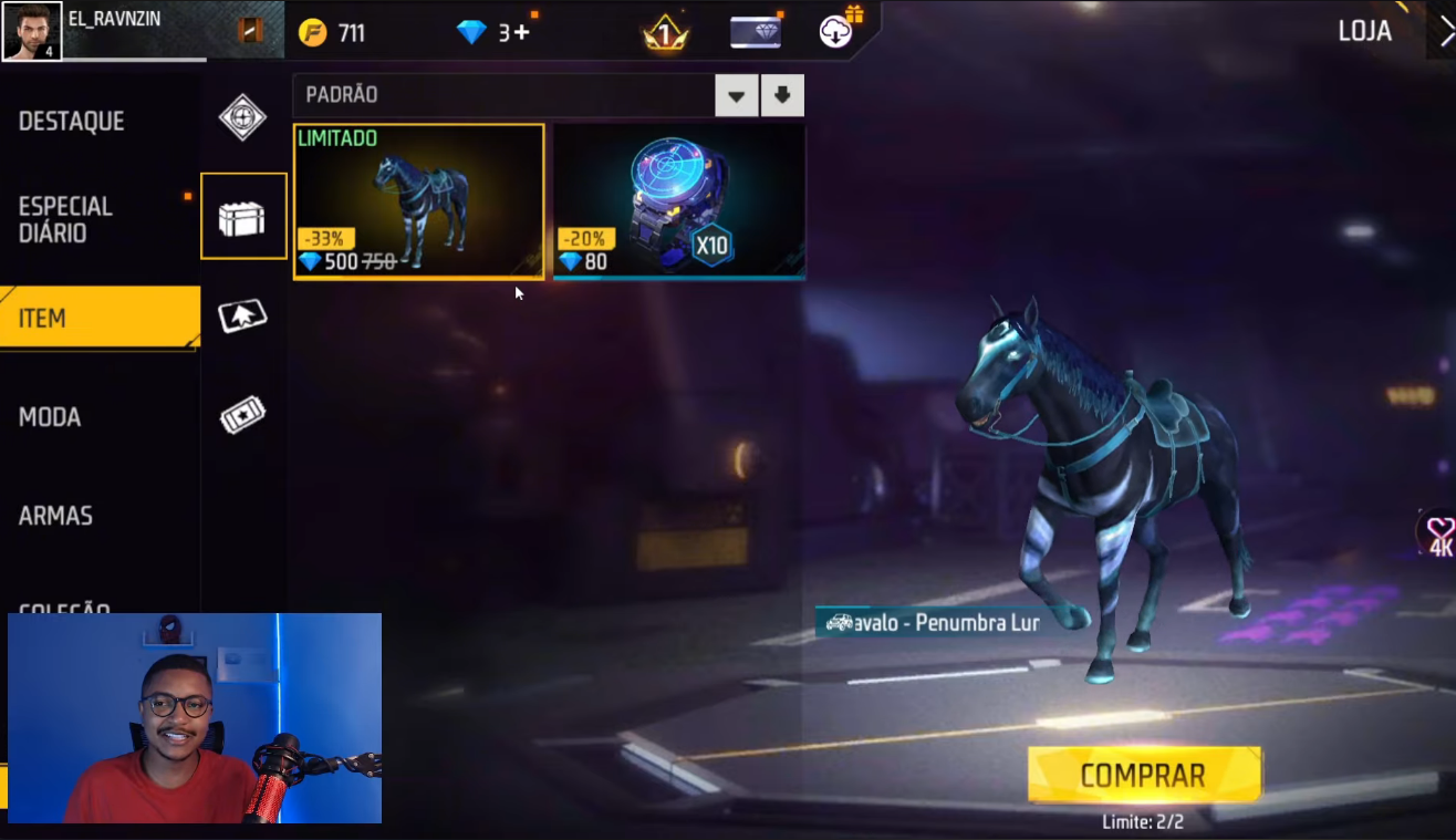 Free Fire: Cavalo e dois emotes grátis chegarão ao jogo Screenshot 155.png