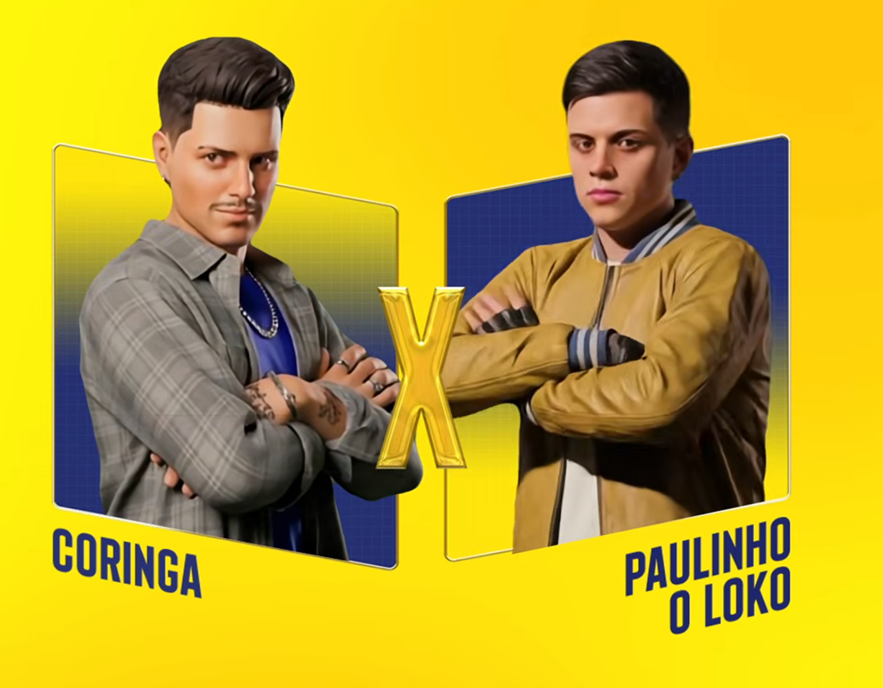 Paulinho O Loko e Coringa, streamers disputam cupons dentro do GTA 2 Paulinho O Loko e Coringa, streamers disputam cupons dentro do GTA coringa paulinho.png