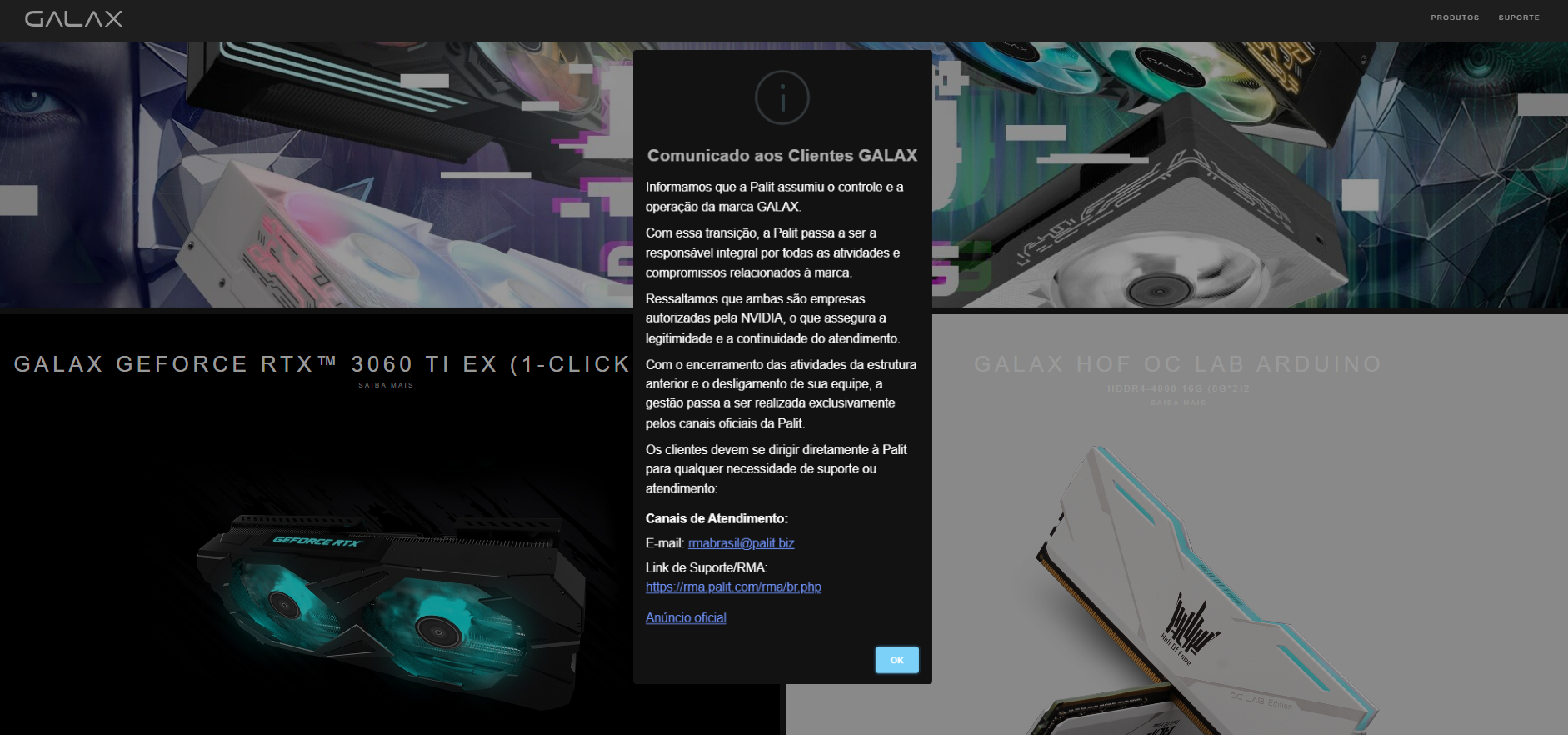 GALAX chegou ao fim? galax comunicado.png