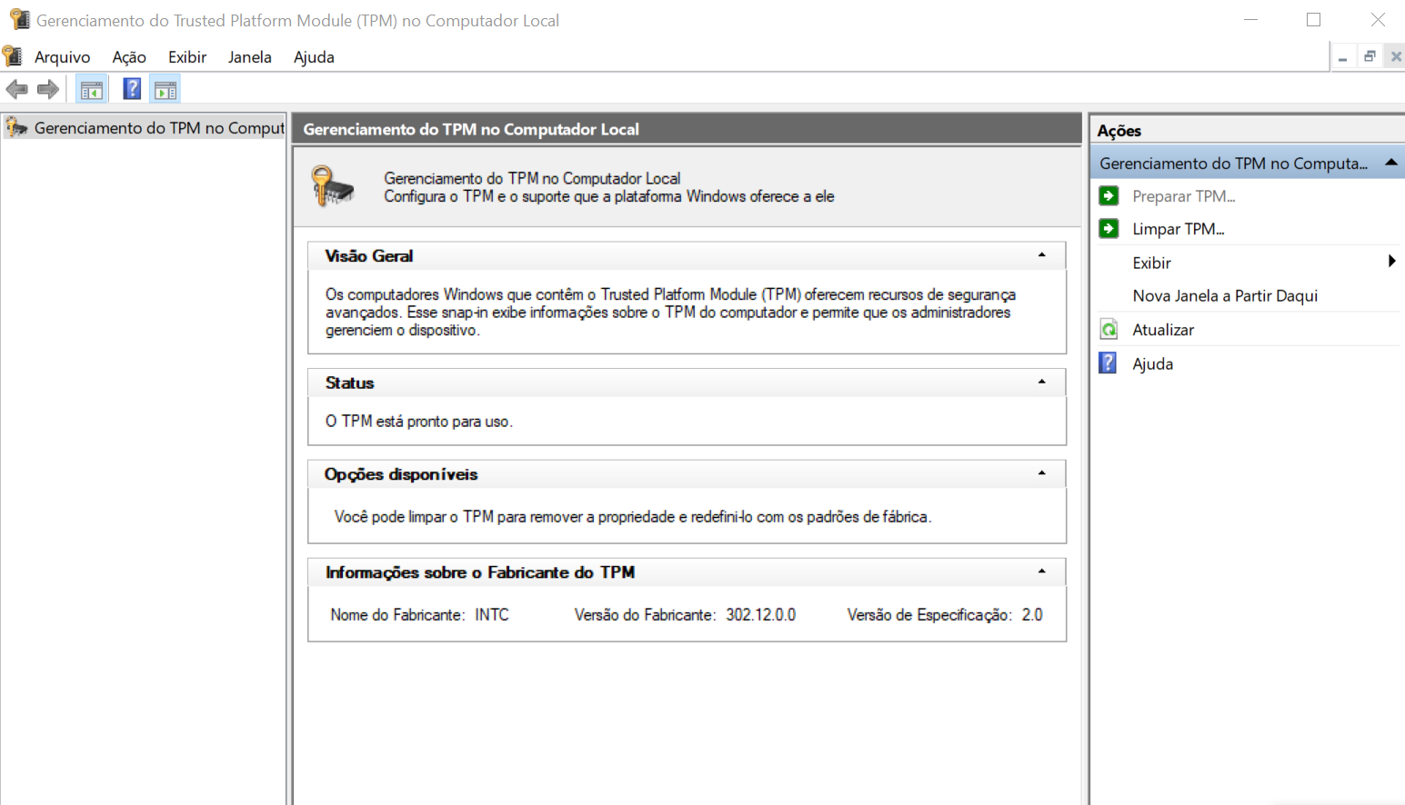 VALORANT: como configurar BIOS após ban 6 VALORANT: como configurar BIOS após ban verificar tpm 2.0.png